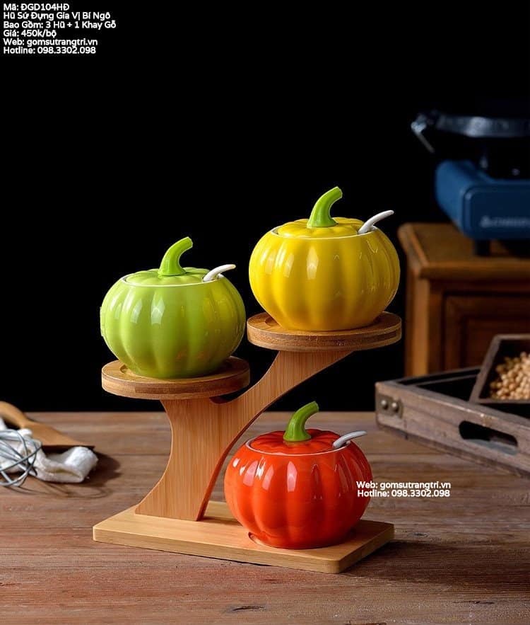 HŨ SỨ ĐỰNG GIA VỊ BÍ NGÔ